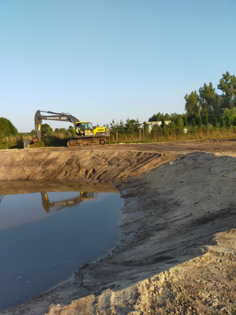 Staw Lisow Uslugi Koparka Stankop 3