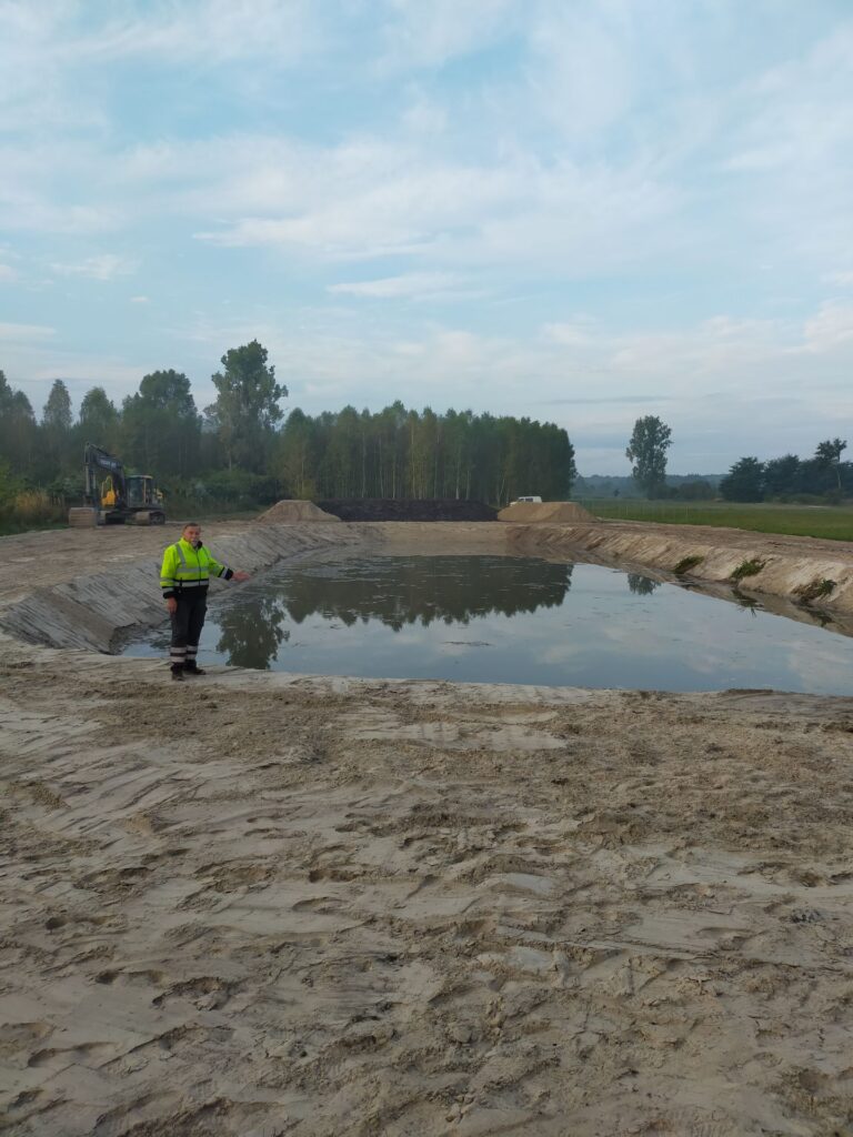 Staw Lisow Uslugi Koparka Stankop 4